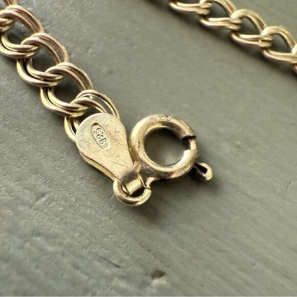 925 Sterling Silver Chainlink Bracelet - Picture 3 of 4